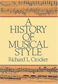 Image of A history of musical style