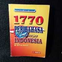 Image of 1770 PERIBAHASA BAHASA INDONESIA UNTUK SD-SLTP DAN SEDERAJAT