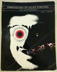 Image of DIMENSIONS OF SIGHT SINGING AN ANTHOLOGY