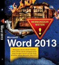 MICROSOFT WORD 2013