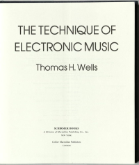 Image of The Technique of Electronic Music